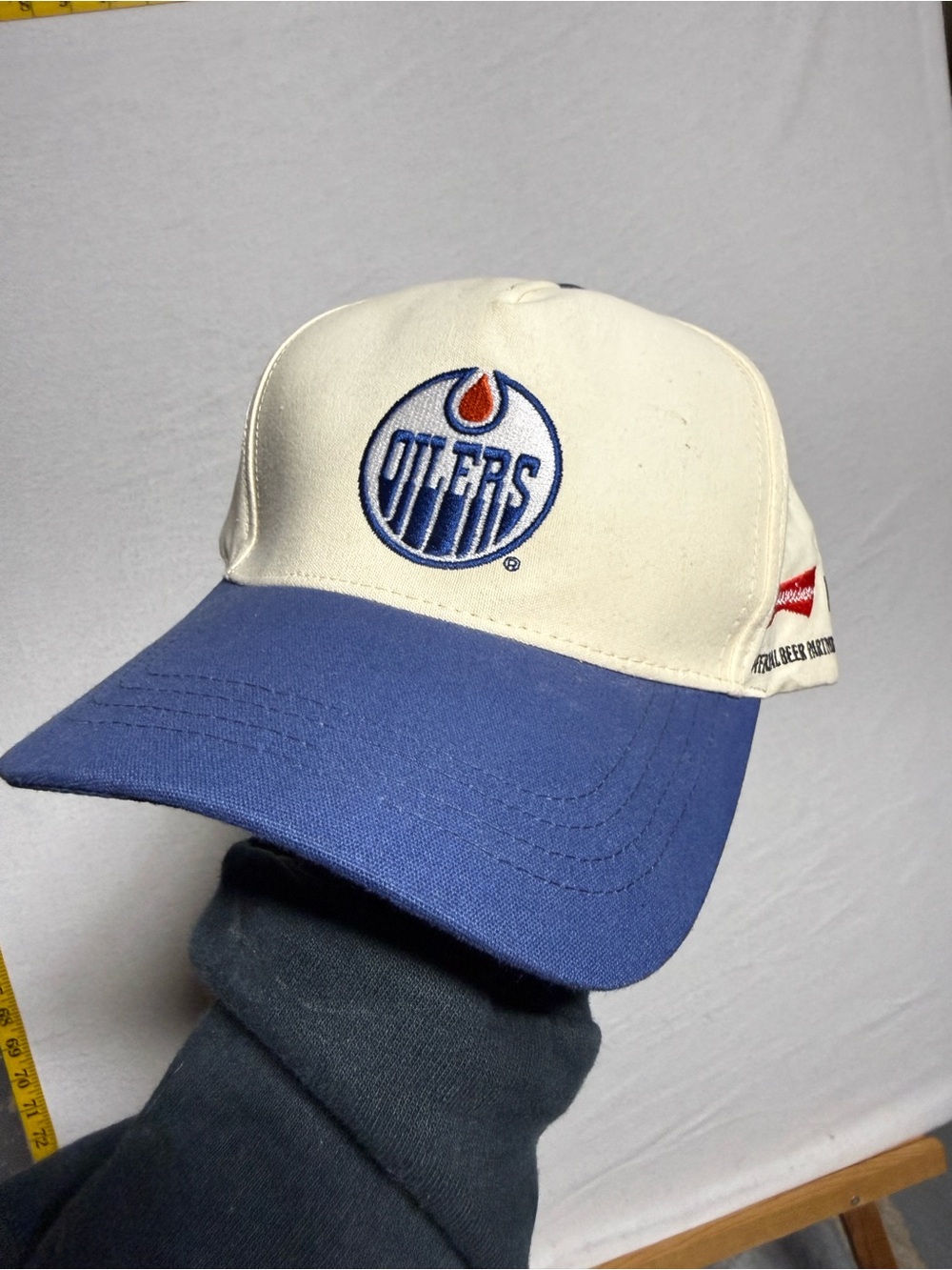 Vintage Edmonton oilers Budweiser hat